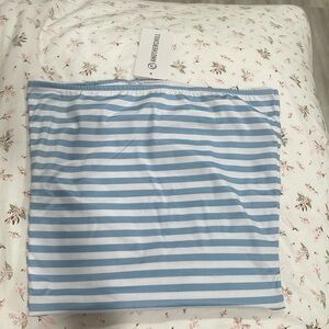 striped slim bandeau top